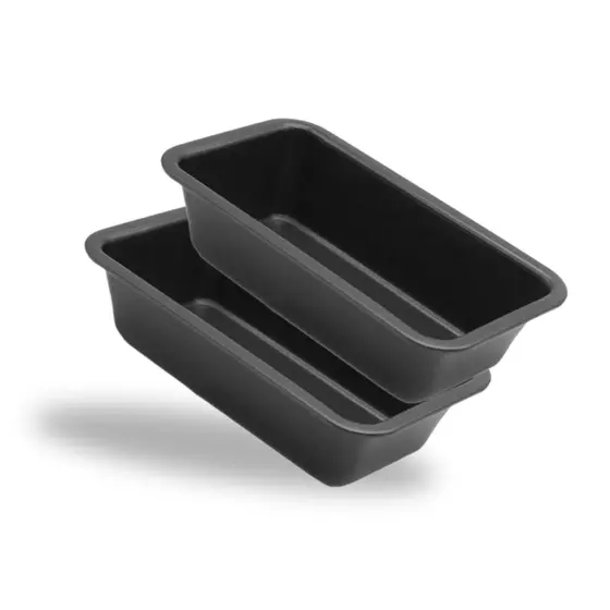 Kit 2 formas antiaderente para pães retangular 30cm