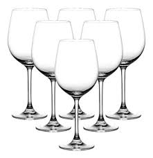 Jogo de taças grande para vinho tinto (6 unidades)